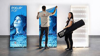 LED exhibition wall - PIXLIP POP 1