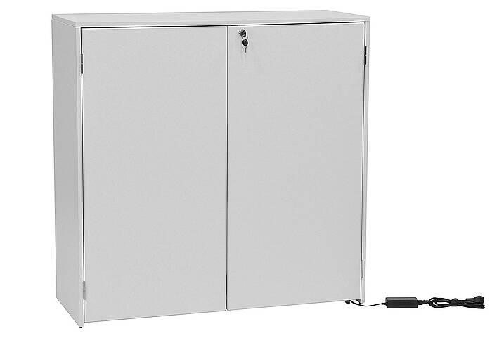 ALU LightUp PLUS LED Counter - rear with lockable doors