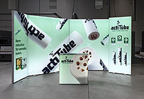actiTube ALU LightUp LED-Messestand actiTube ALU LightUp LED-Messestand