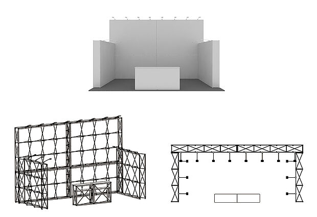 GRID Messestandlösungen Details GRID Messestandlösungen Details