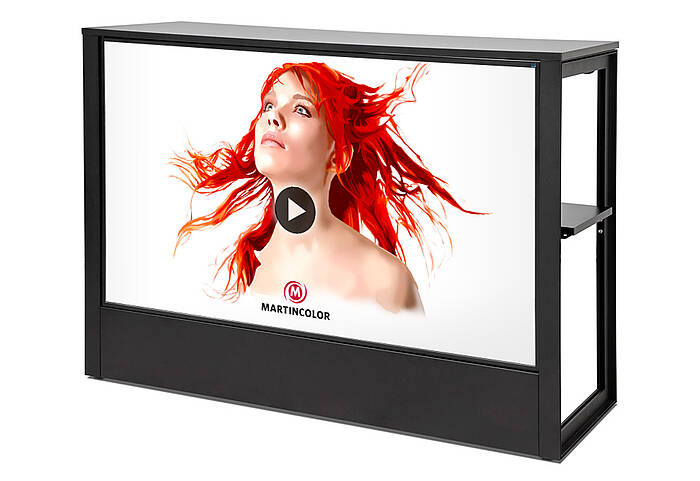 Digitaler Counter FUTURE 55" Bildschirm Digitaler Counter FUTURE 55" Bildschirm