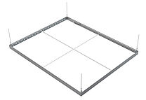 OCTAlumina ceiling hanger frame 2
