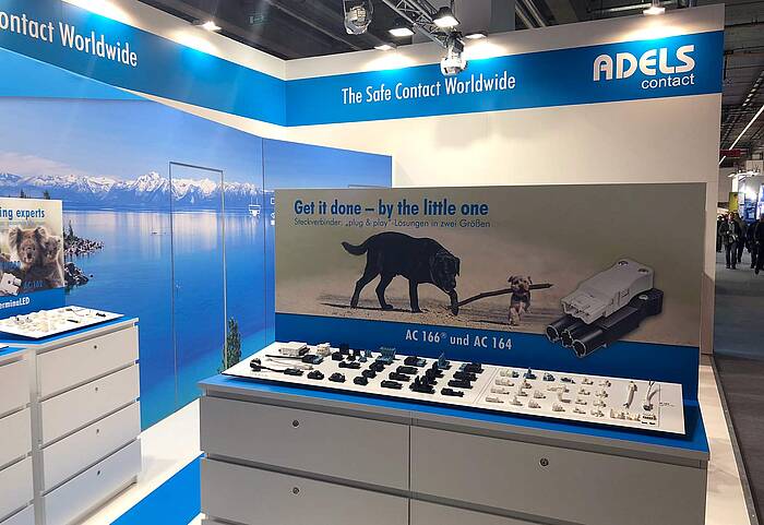 Adels-Contact GmbH & Co. KG exhibition wall 2 Adels-Contact GmbH & Co. KG exhibition wall 2