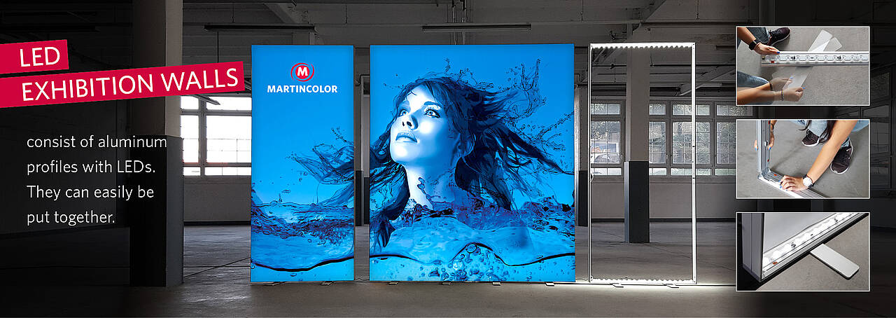 LED exhibition walls
