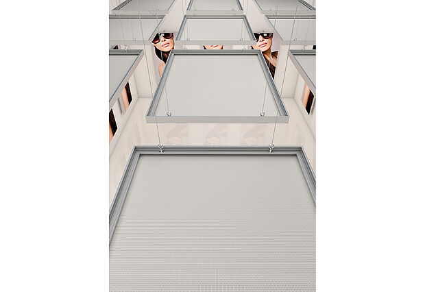 OCTANorm textile frame details 3 OCTANorm textile frame details 3