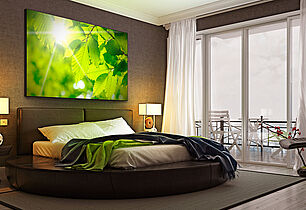 LED illuminated frames