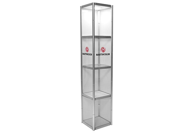 Twist showcase pillar Square Twist showcase pillar Square