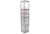 Twist showcase pillar Square Twist showcase pillar Square