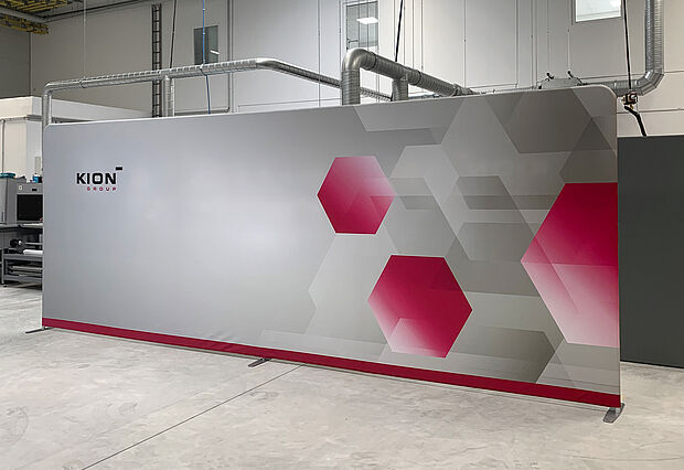 KION GROUP AG Rückwand ZippWall Straight KION GROUP AG Rückwand ZippWall Straight