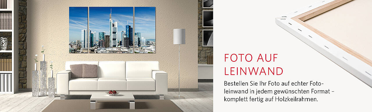 Foto auf Leinwand