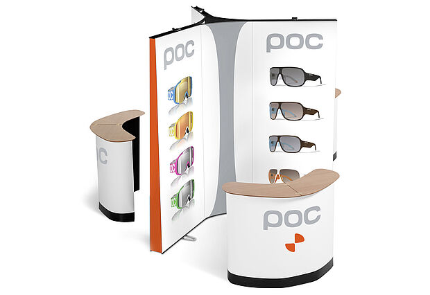 LinkWall exhibition stand solutions with counter LinkWall exhibition stand solutions with counter