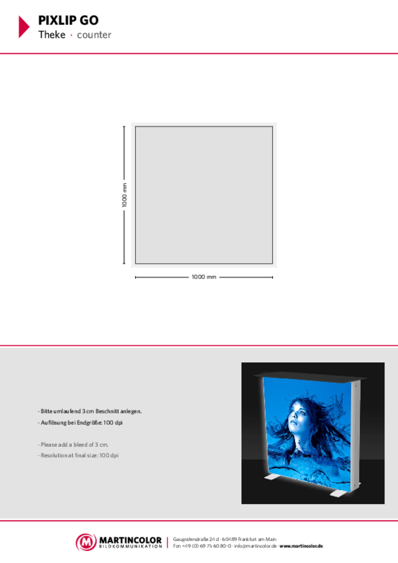PIXLIP GO Counter data sheet PDF