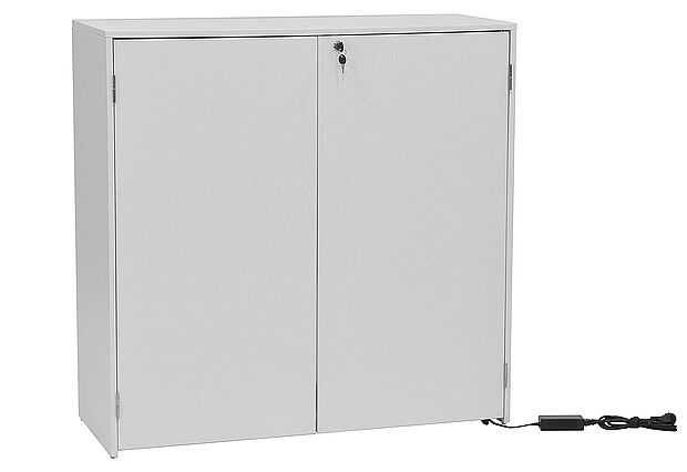 ALU LightUp PLUS LED Counter - rear with lockable doors