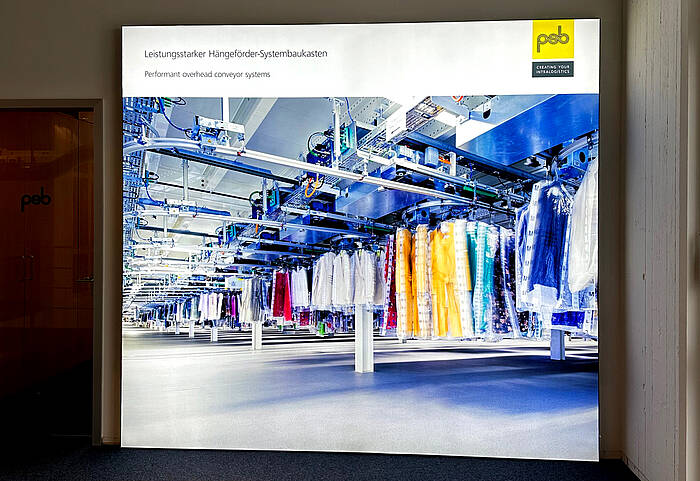 psb intralogistics GmbH LED textile frame 5 psb intralogistics GmbH LED textile frame 5