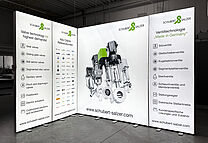 Schubert & Salzer Control Systems GmbH LED-Messestand Schubert & Salzer Control Systems GmbH LED-Messestand
