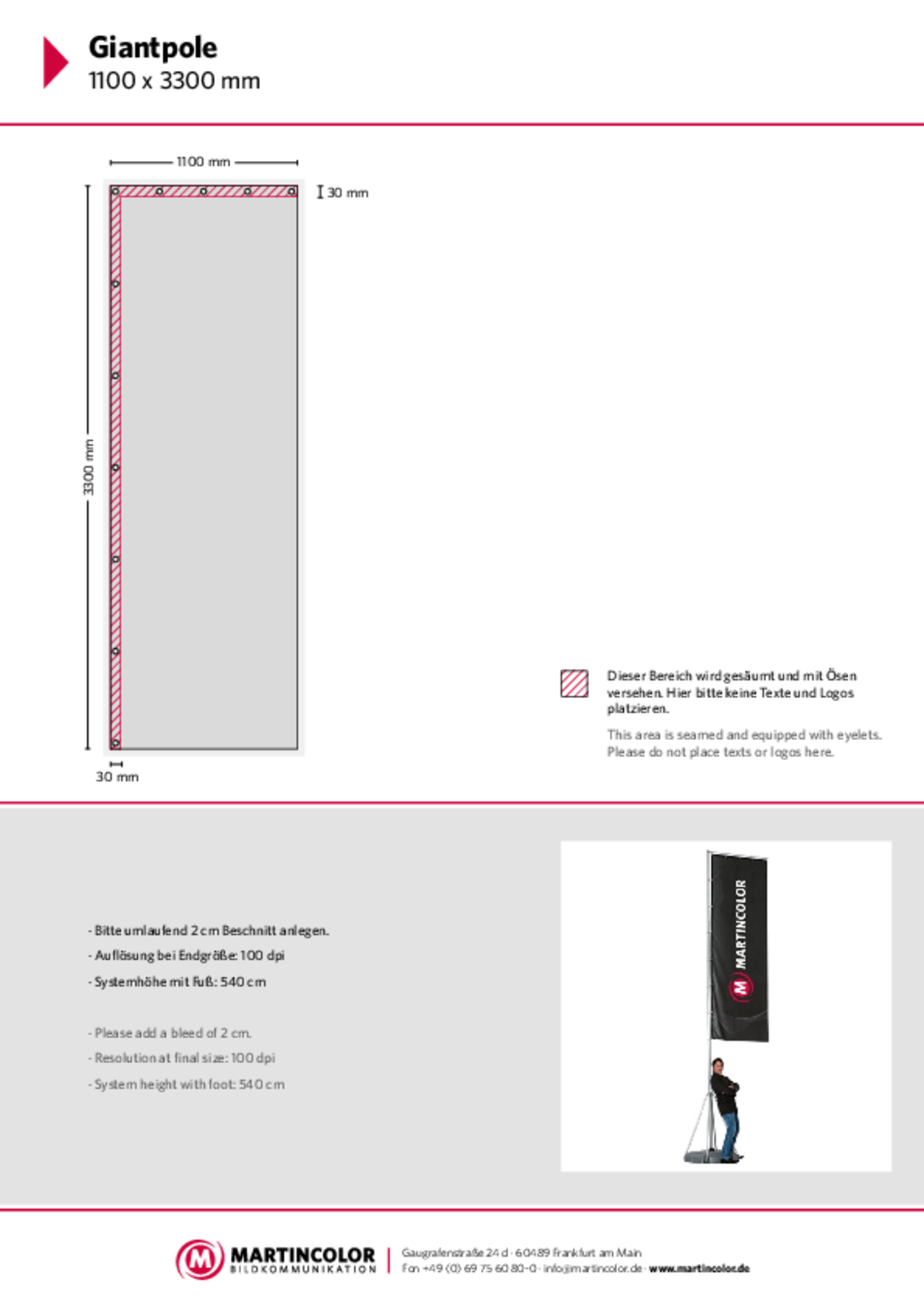 Giantpole data sheet PDF 