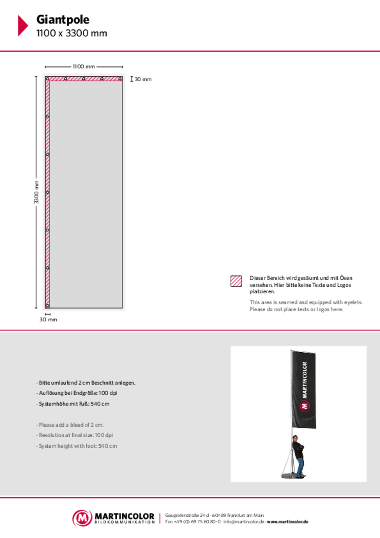 Giantpole data sheet PDF 