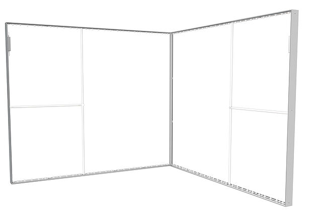 OCTAlumina Eckstand Rahmen