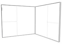 OCTAlumina Eckstand Rahmen