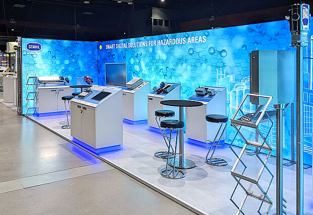 R. STAHL - LED exhibition stand 2 R. STAHL - LED exhibition stand 2