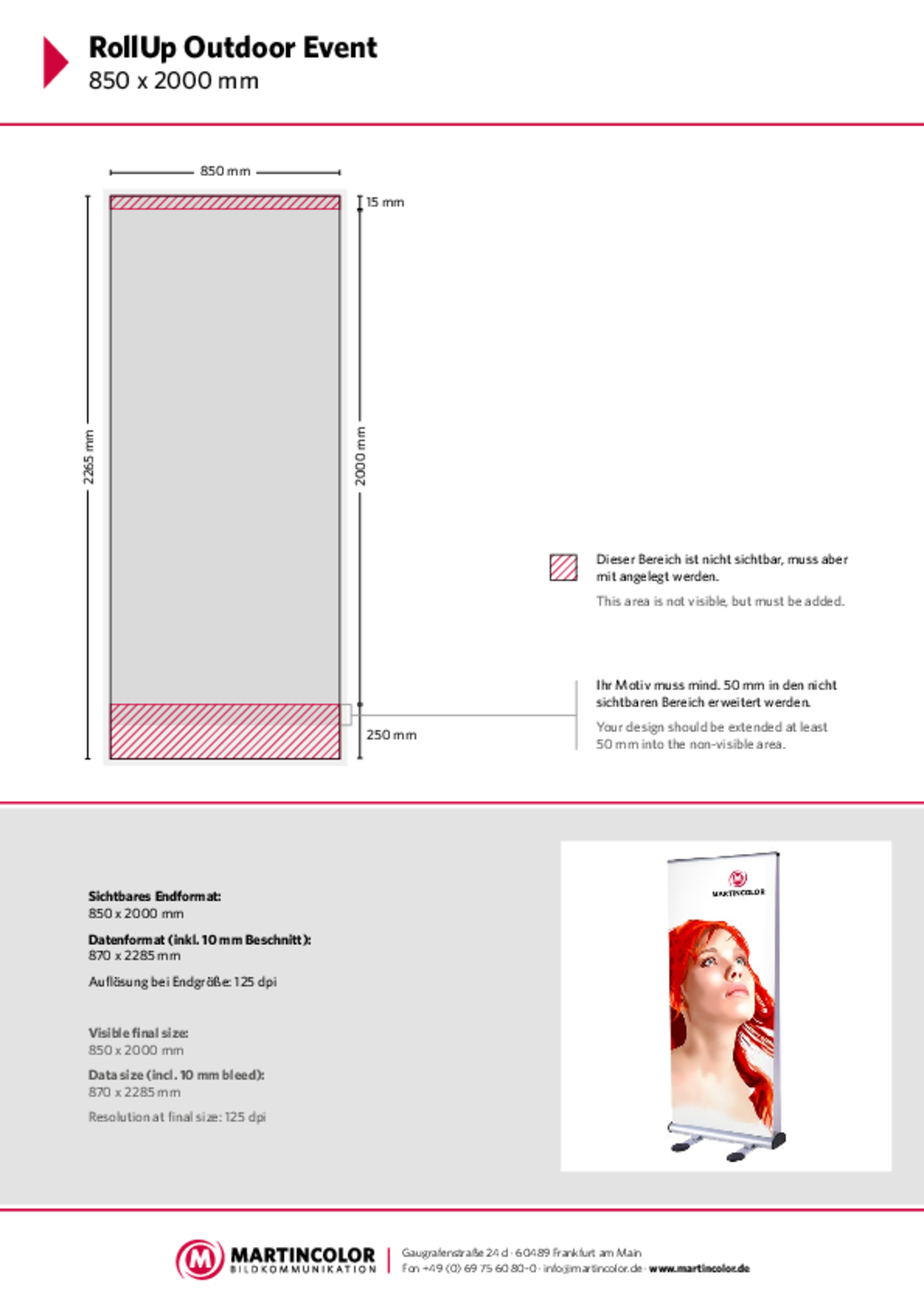 RollUp Outdoor Event Datenblatt PDF