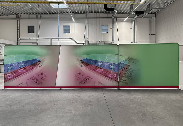 KION GROUP AG video back wall ZippWall Straight KION GROUP AG video back wall ZippWall Straight