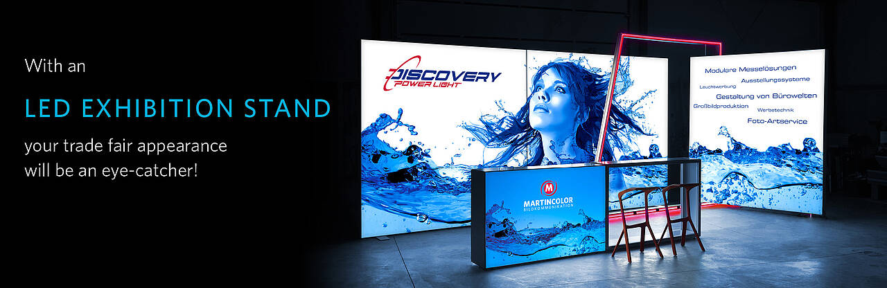 Exhibition stand LED wall