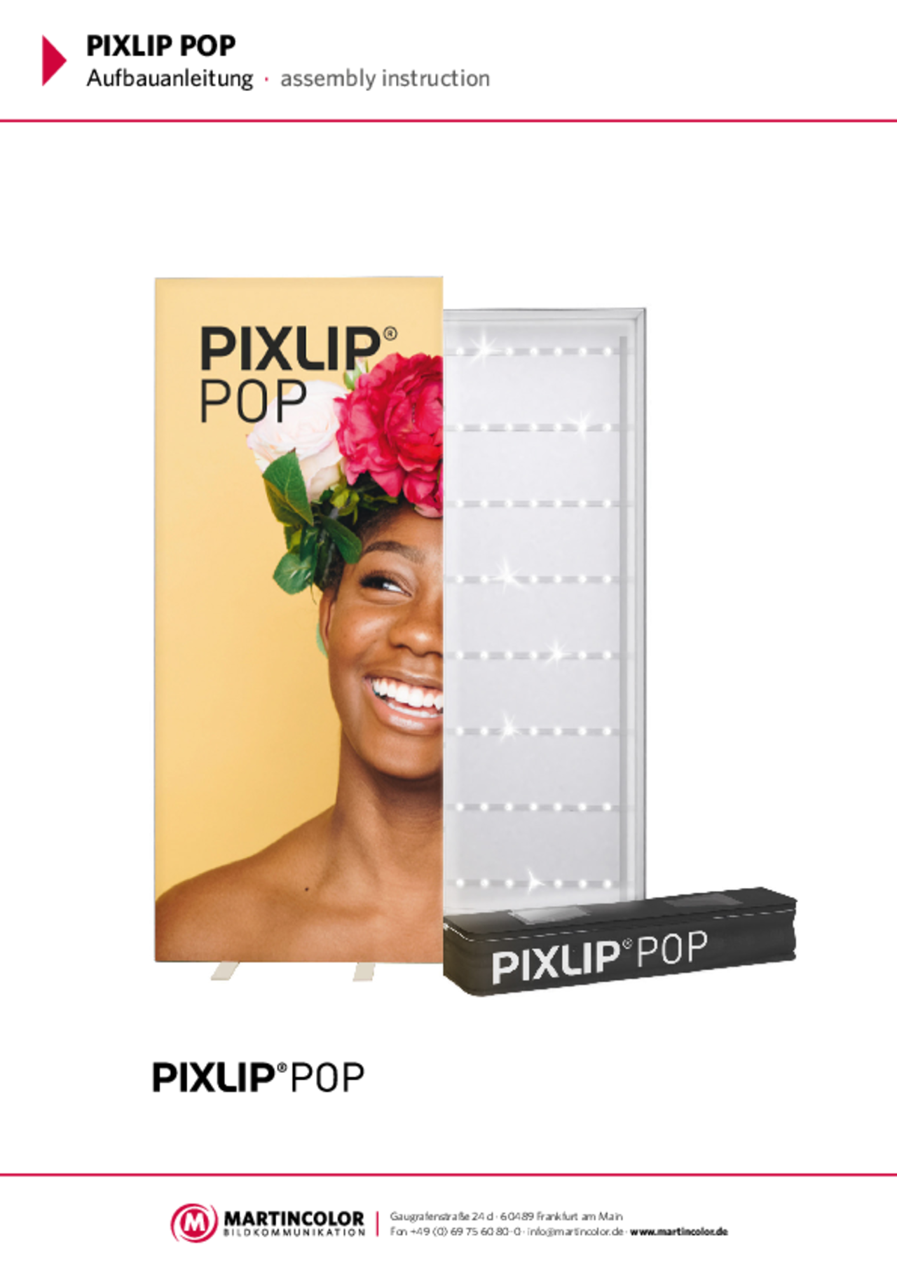 PIXLIP POP assembly instructions PDF