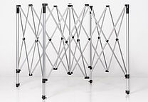Budget Tent 3x3 - aluminum frame half unfolded Budget Tent 3x3 - aluminum frame half unfolded