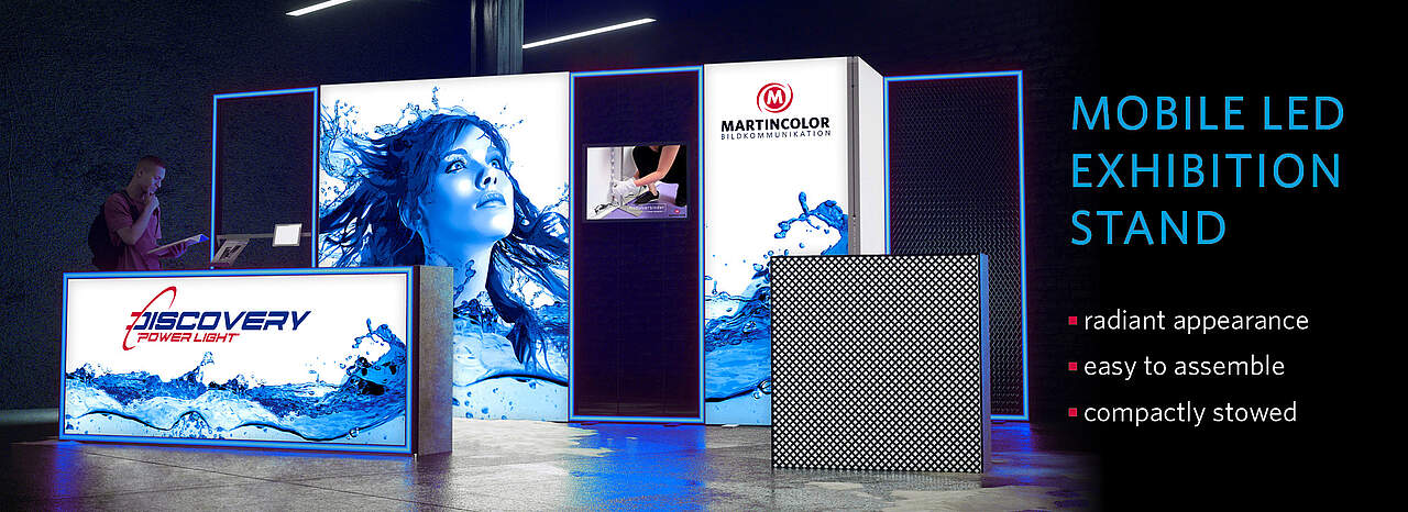 mobile LED exhibition stand