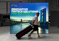 FIS Global ALU STAR LED-Messewand