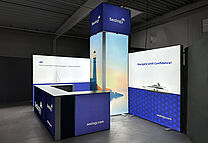 Sealogy LED exhibition stand with tower Sealogy LED exhibition stand with tower
