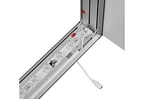 ALU LightUp PLUS LED Counter - LEDs in aluminum frame
