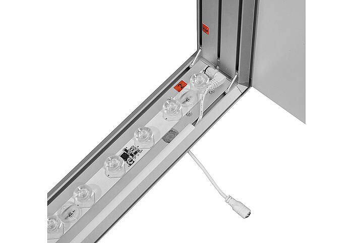 ALU LightUp PLUS LED-Theke - LEDs im Alurahmen ALU LightUp PLUS LED-Theke - LEDs im Alurahmen
