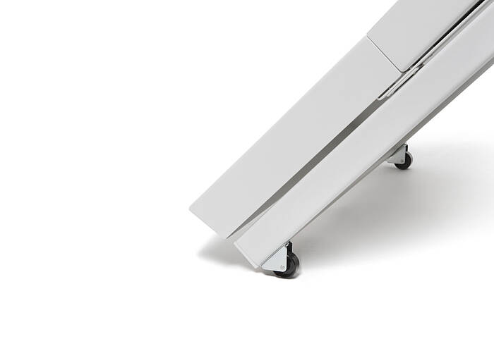 Digital customer stopper SMART rollers white Digital customer stopper SMART rollers white