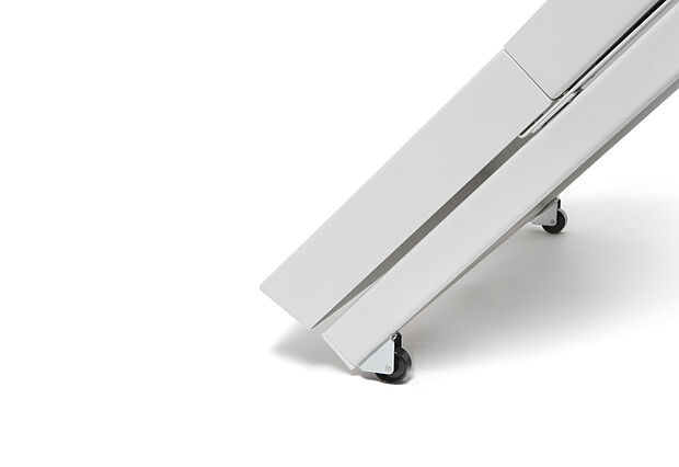 Digital customer stopper SMART rollers white Digital customer stopper SMART rollers white