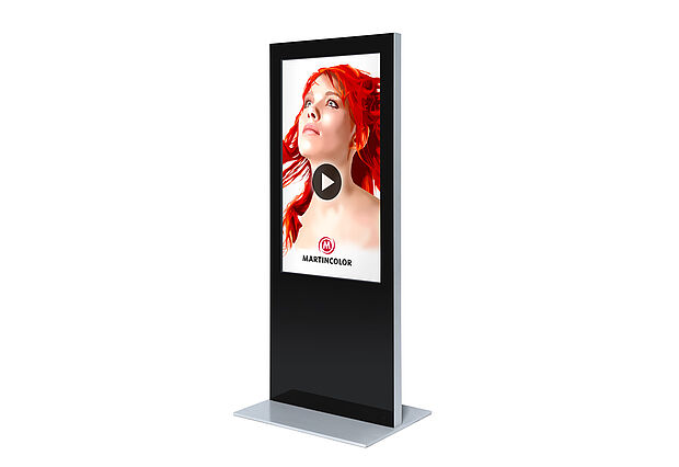 Digitale Infostele SLIM Beispiel 2
