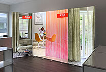 ADO Goldkante ALU LightUp LED-Messestand 3