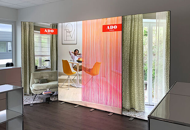 ADO Goldkante ALU LightUp LED-Messestand 3