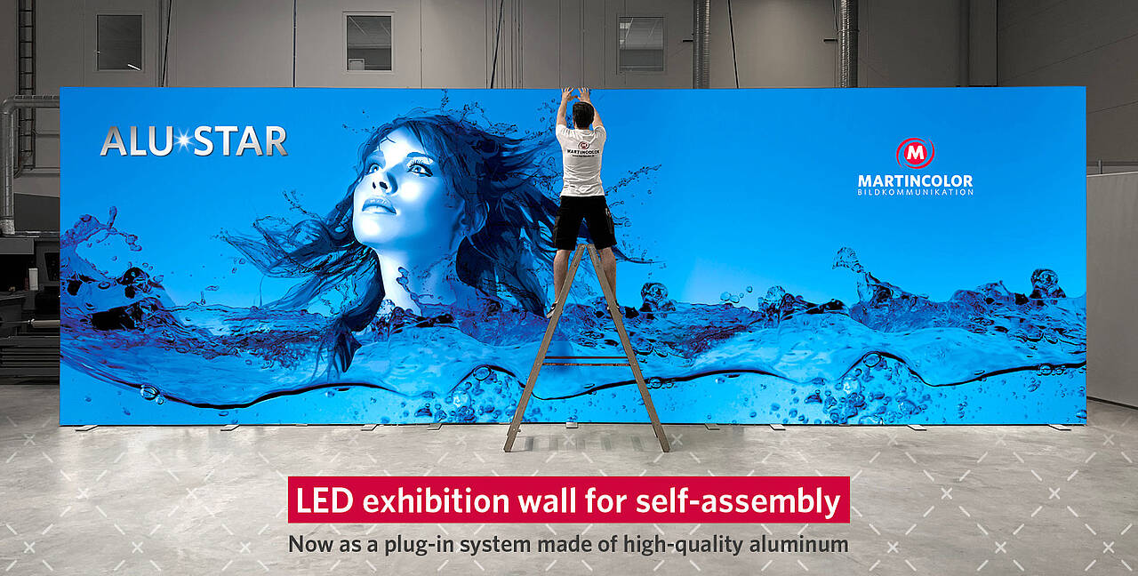 LED exhibition wall