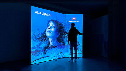 LED exhibition stand - ALU LightUp 2