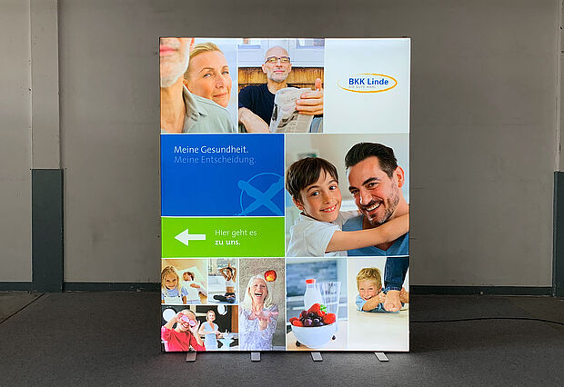 BKK Linde ALU LightUp LED-Messewand