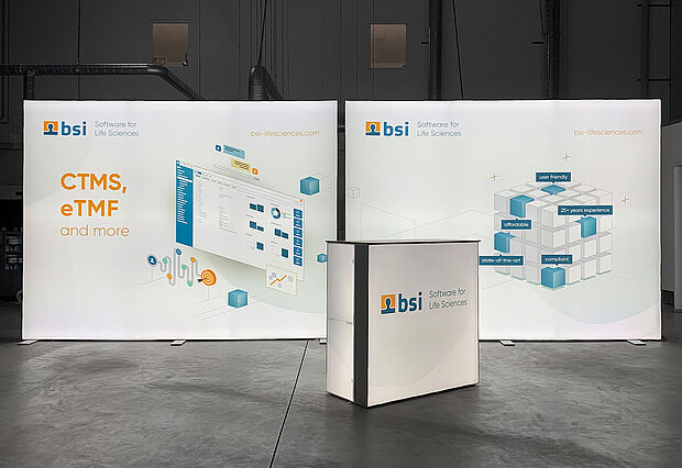 BSI Business Systems Integration AG ALU STAR LED exhibitin stand