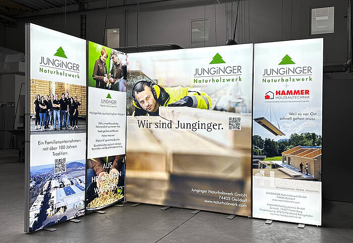 Junginger Naturholzwerk GmbH LED-exhibition stand 2 Junginger Naturholzwerk GmbH LED-exhibition stand 2