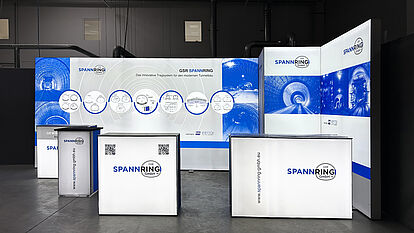 LED exhibition stand - ALU STAR - customer project 3