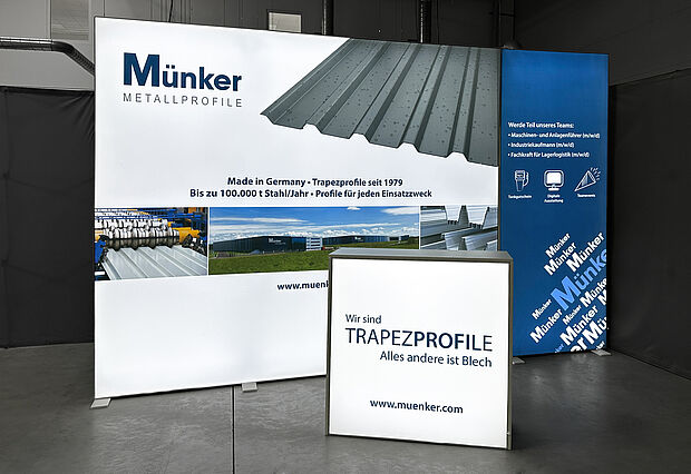 Münker Metallprofile GmbH - PIXLIP GO LED-Messestand mit Leuchttheke 2 Münker Metallprofile GmbH - PIXLIP GO LED-Messestand mit Leuchttheke 2