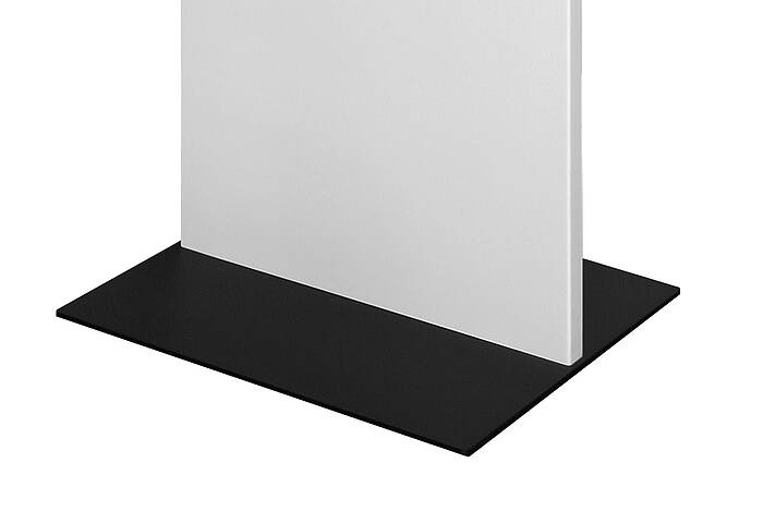 Digitale Infostele SLIM UPDATE - Standfuß Digitale Infostele SLIM UPDATE - Standfuß