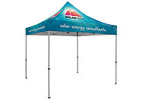 Budget Tent 3x3 - Example with printed roof Budget Tent 3x3 - Example with printed roof