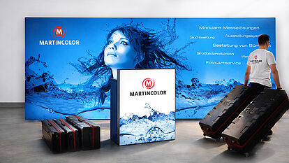 LED exhibition stand - ALU STAR 2