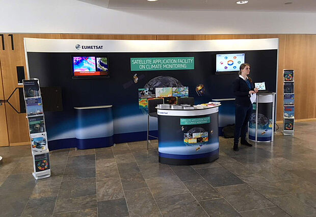 EUMETSAT ISOframe Wave exhibition stand 6